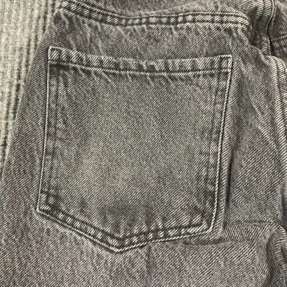 Pacsun Jeans Womens 25  Black Denim Dad Jean Distressed Baggy High‎ Rise 25x30 - Picture 16 of 16